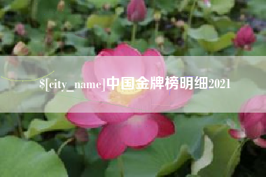 来宾中国金牌榜明细2021