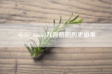 来宾九宫格的历史由来