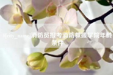 来宾消防员报考消防救援学院年龄条件