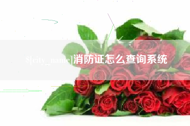 来宾消防证怎么查询系统