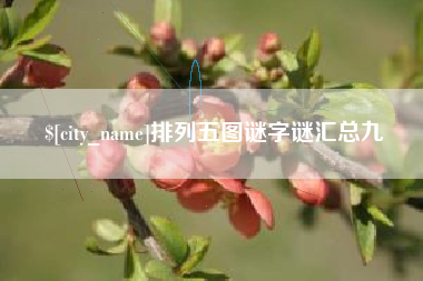 来宾排列五图谜字谜汇总九