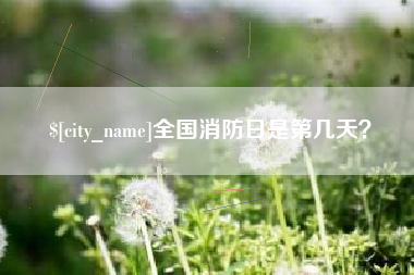 来宾全国消防日是第几天？
