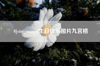 来宾生日快乐图片九宫格