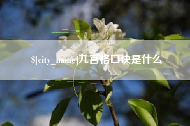 来宾九宫格口诀是什么