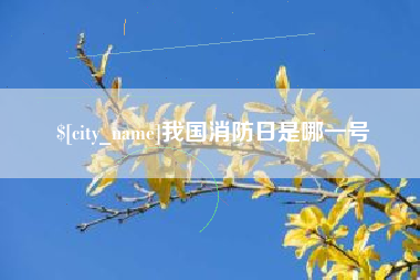 来宾我国消防日是哪一号