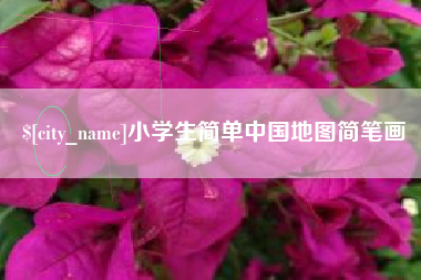 来宾小学生简单中国地图简笔画