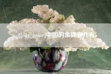 来宾中国的金牌有几名