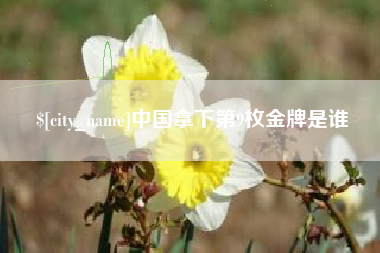 来宾中国拿下第9枚金牌是谁