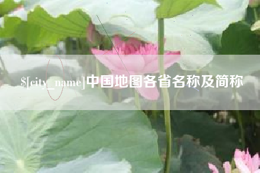 来宾中国地图各省名称及简称