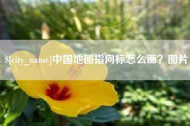 来宾中国地图指向标怎么画？图片