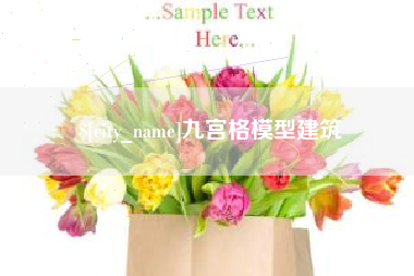 来宾九宫格模型建筑
