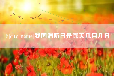 来宾我国消防日是哪天几月几日