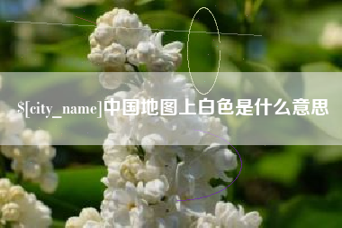 来宾中国地图上白色是什么意思