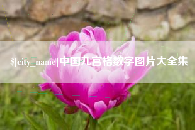 来宾中国九宫格数字图片大全集