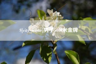 来宾男子5000米金牌