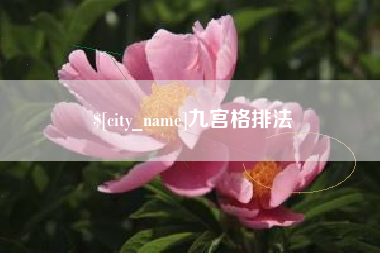 来宾九宫格排法