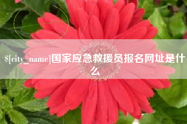 来宾国家应急救援员报名网址是什么