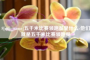 来宾五千米比赛领跑员是什么-他们就是五千米比赛领跑员