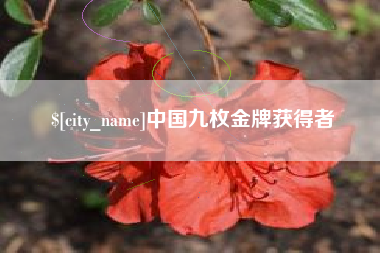 来宾中国九枚金牌获得者