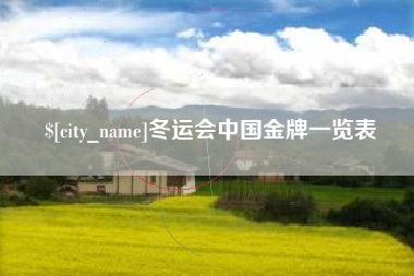 来宾冬运会中国金牌一览表