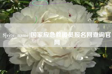 来宾国家应急救援员报名网查询官网