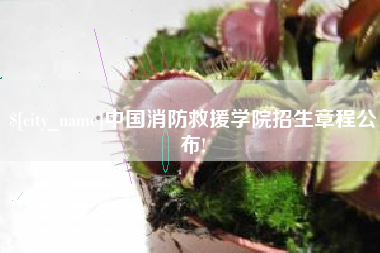 来宾中国消防救援学院招生章程公布!
